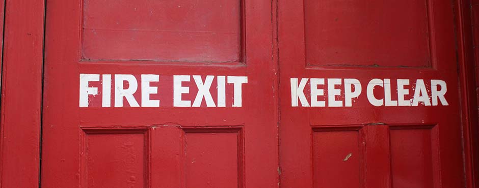 Fire exit (Foto Unsplash)